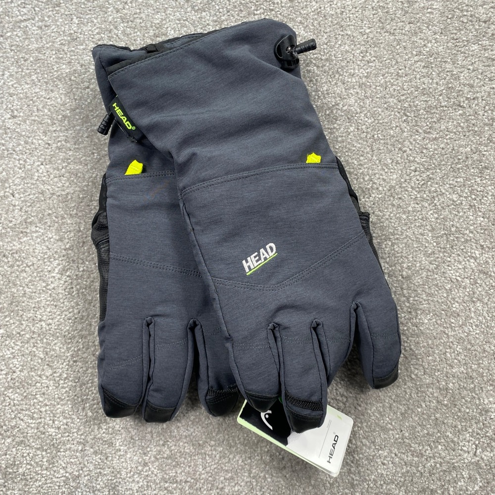 Head Ski Glove Mens XL Charcoal Heather Sensatec Touchscreen Winter Performance